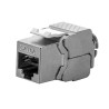 Frutto keystone techly rj45 cat.6a stp argento