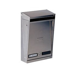 Cassetta da lettere con tetto inox