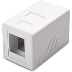 Presa a muro techly per 1 frutto keystone bianco [366327]