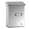 Cassetta da lettere con tetto inox
