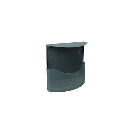 Cassetta per pubblicitÃ  acciaio antracite tetto