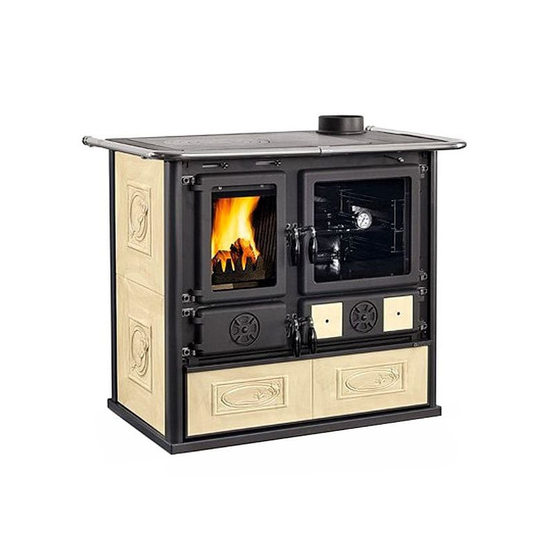 Cucina a legna nordica 5.0 liberty rosa [7015214 - 5 s]