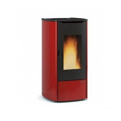 Stufa a pellet extraflame marina idro h11 bordeaux [1286201 -