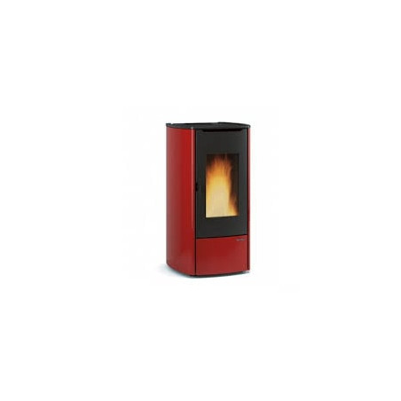 Stufa a pellet extraflame marina idro h11 bordeaux [1286201 -