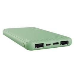 Batteria portatile trust primo powerbank 10000mah verde [25029]