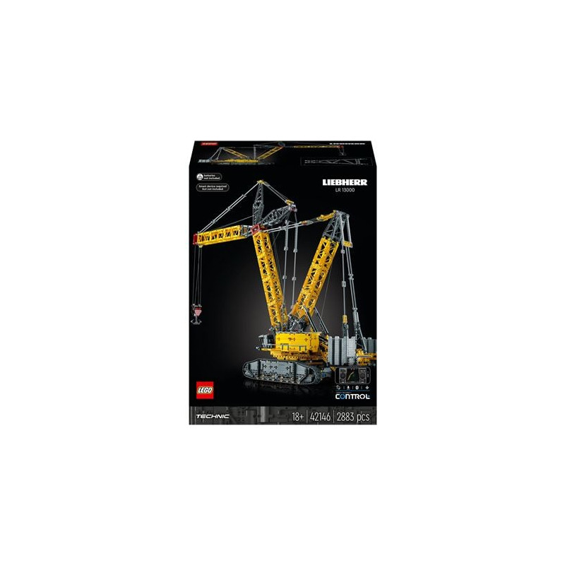 Set da costruzione lego gru cingolata technic liebherr lr13000 2883pz