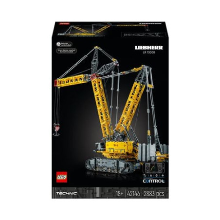 Set da costruzione lego gru cingolata technic liebherr lr13000 2883pz