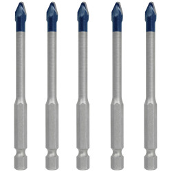 Punta bosch expert hex-9 hardceramic 6x90mm da trapano per tegole