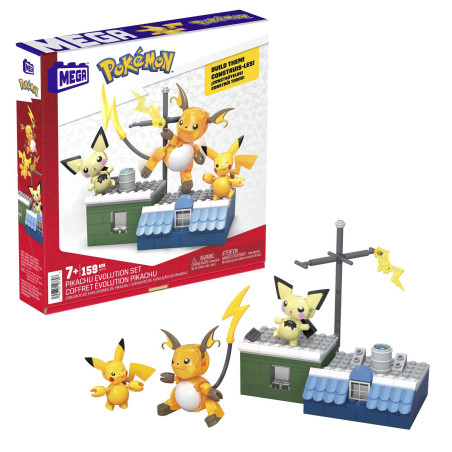 Gioco da costruzione megabloks mega pokemon multicolore 159pz [hkt23]