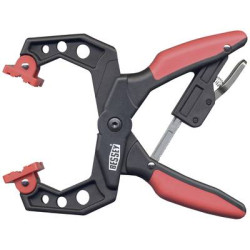 Morsetto a cricchetto bessey 100mm nero/rosso [xcr4]