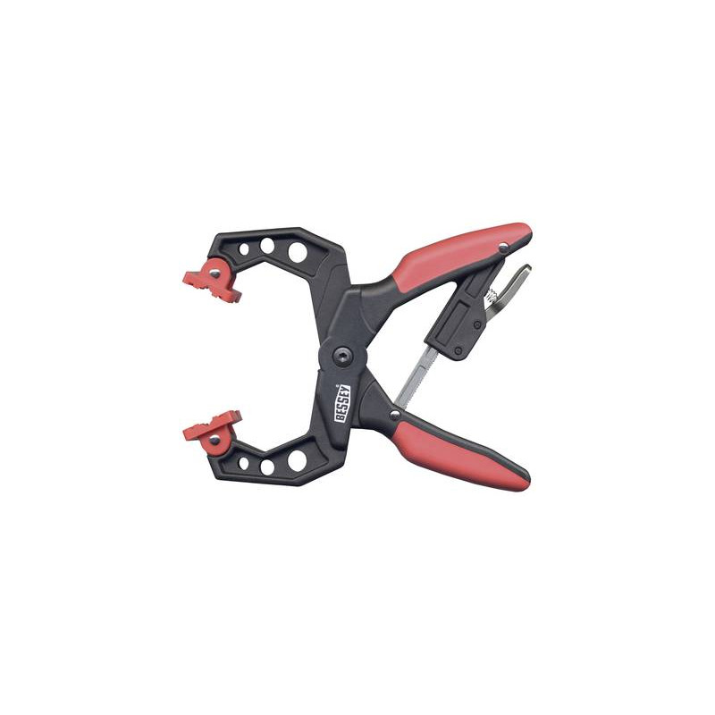 Morsetto a cricchetto bessey 100mm nero/rosso [xcr4]