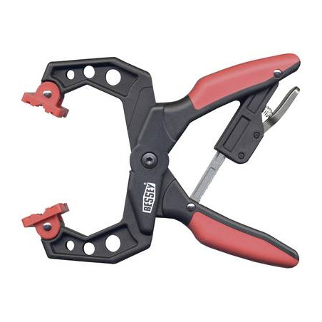 Morsetto a cricchetto bessey 100mm nero/rosso [xcr4]