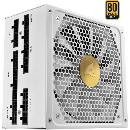 Alimentatore 1000w sharkoon rebel p30 80 plus gold bianco [4044951038534]