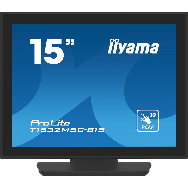 Monitor touch led 15" iiyama prolite t1532msc-b1s 1024x768p