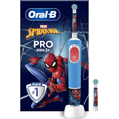Spazzolino elettrico oral-b spiderman blu