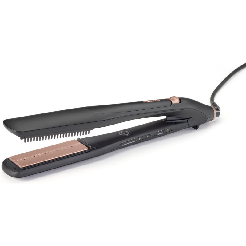 Piastra lisciante babyliss st596e a vapore nero/rosa oro