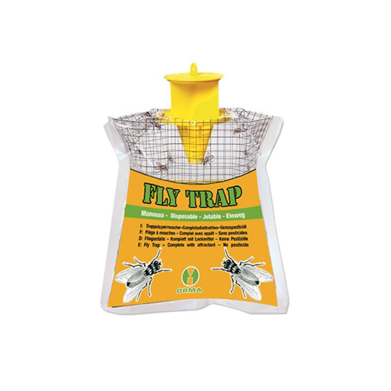 Trappola ecologica orma fly trap medium per cattura di mosche/1trappola