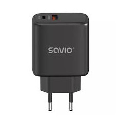 Alimentatore da rete savio la-06/b usb quick charge power delivery