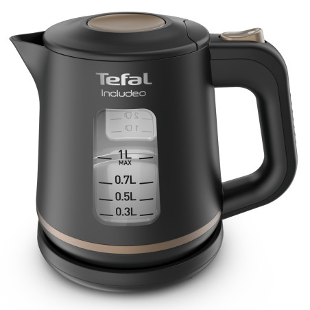 Bollitore tefal con indicatore del livello dell'acqua 2400w 1l