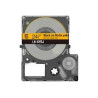 Nastro per etichette epson 24mm 8m lk-6ybj nero/giallo [c53s672076]