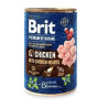 Cibo per cani brit premium by nature chicken and hearts 400 g