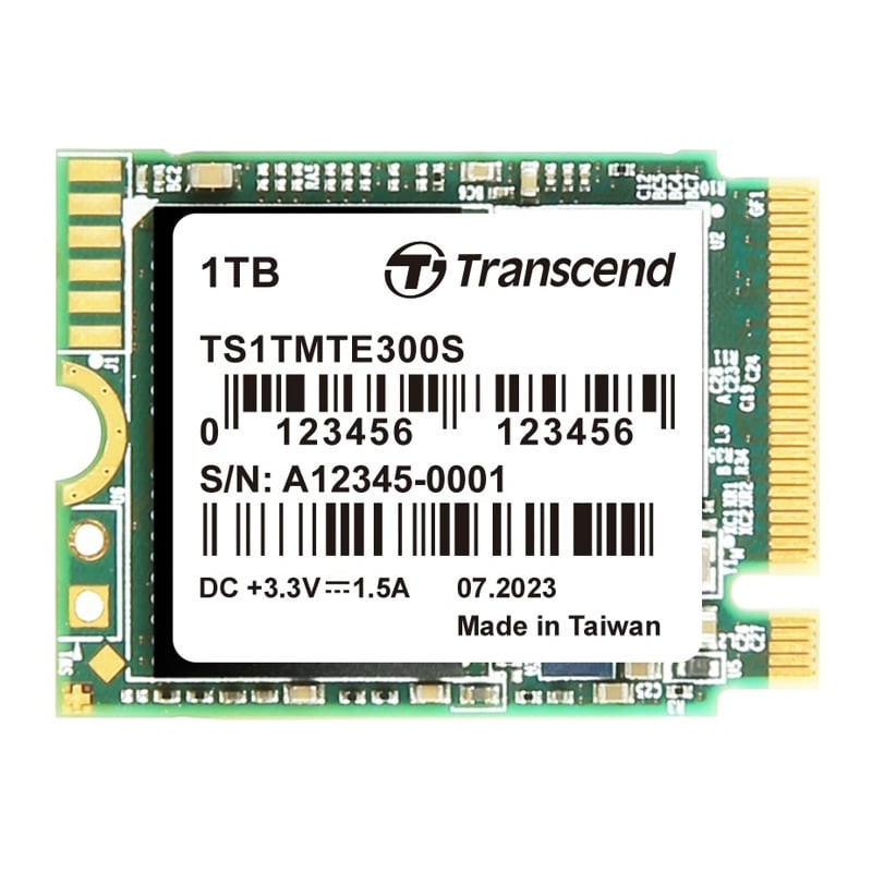 Ssd 1tb transcend m.2 2230 pcie nvme gen3x4 [ts1tmte300s]