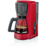 Macchina da caffe' bosch tka 2m114 mymoment a filtro 1.25l rosso