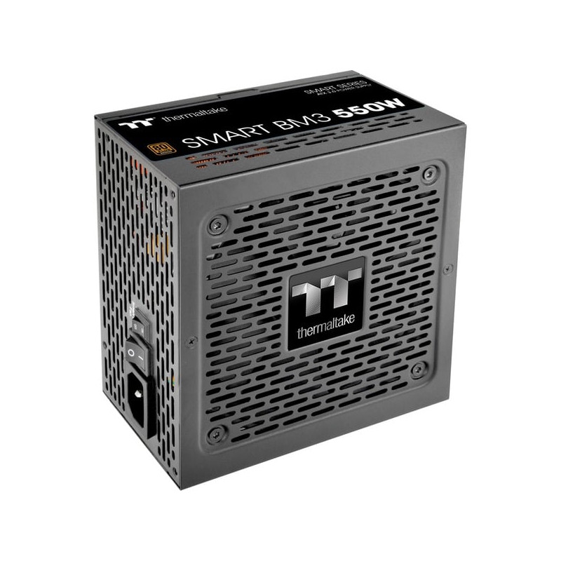 Alimentatore 550w thermaltake smart bm3 atx 3.0 80plus bronzo grigio/nero
