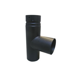 Gomito t smaltato ala 12 nero opaco aeternum [ala]