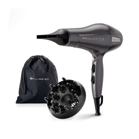 Asciugacapelli imetec bellissima 2200w grigio/argento [11859]