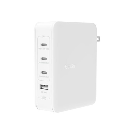 Alimentatore da rete belkin 140w 4porte gan 3xusb-c 1xusb-a