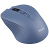 Mouse trust mydo selenzioso senza fili ottico 1800dpi blu [25041]