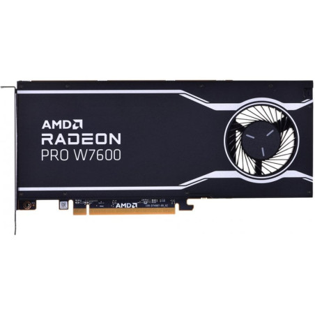 Scheda video amd radeon pro w7600 8gb 128bit 4xdisplayport 2.1 nero
