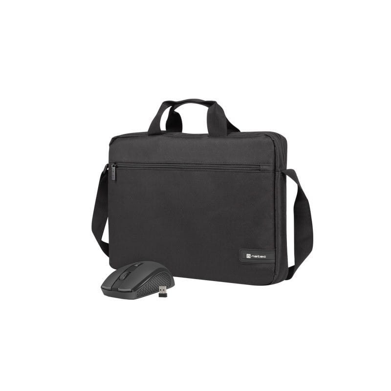 Borsa notebook natec wallaroo 2 15.6'' con mouse wireless