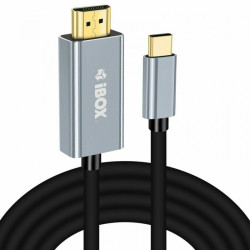 Cavo video ibox usb-c a hdmi itvc4k 60hz nero [akibxkuitvc4k00]