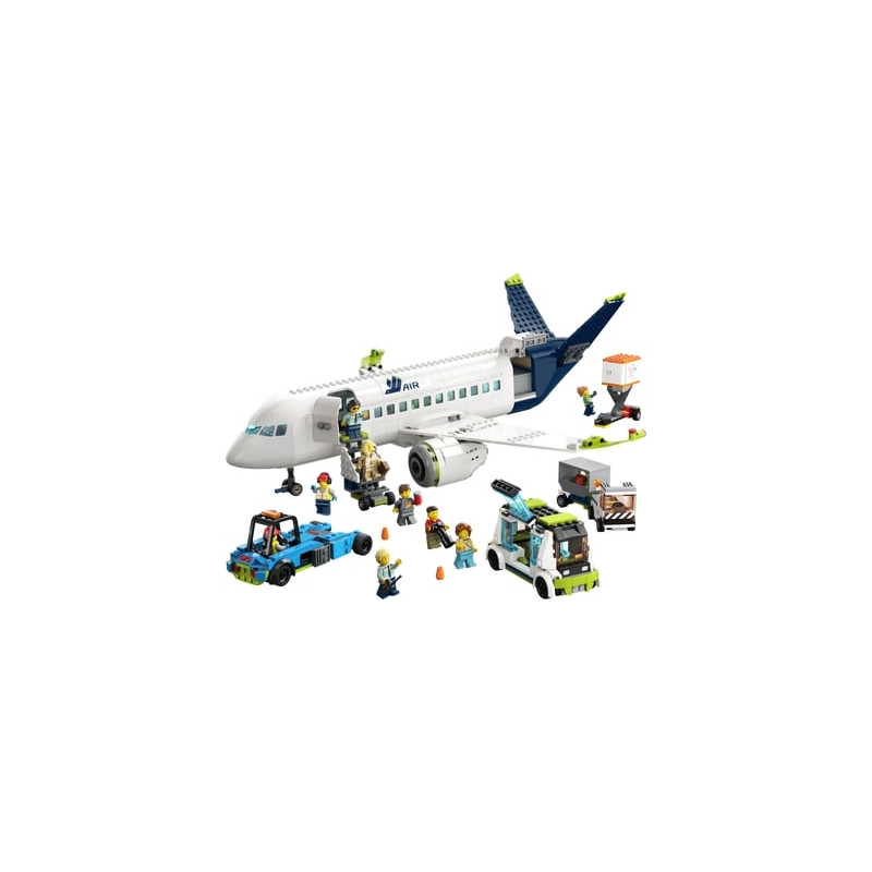 Set da costruzione lego aereo passeggeri cittadino 913pz [60367]