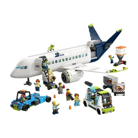 Set da costruzione lego aereo passeggeri cittadino 913pz [60367]