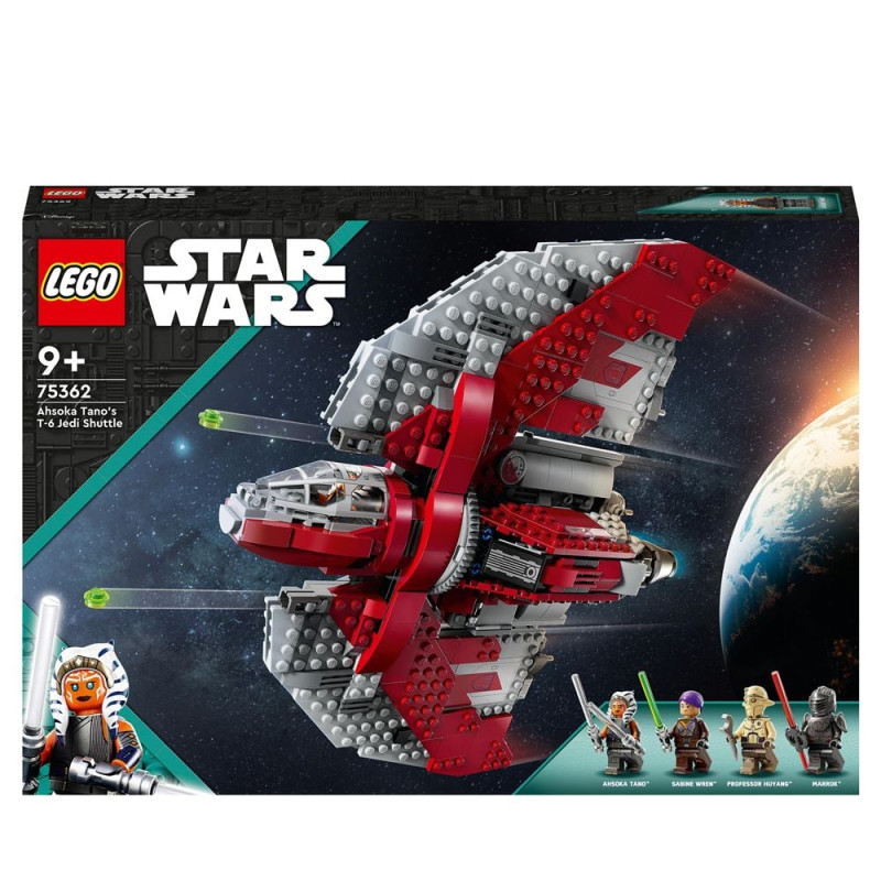 Set da costruzione lego sar wars ahsoka tanos t-6 jedi shuttle
