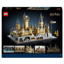 Set da costruzione lego harry potter castello di hogwarts con gel