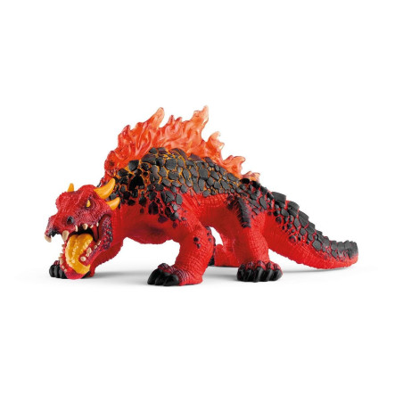 Figurina schleich eldrador creature drago magma nero/rosso [70156]