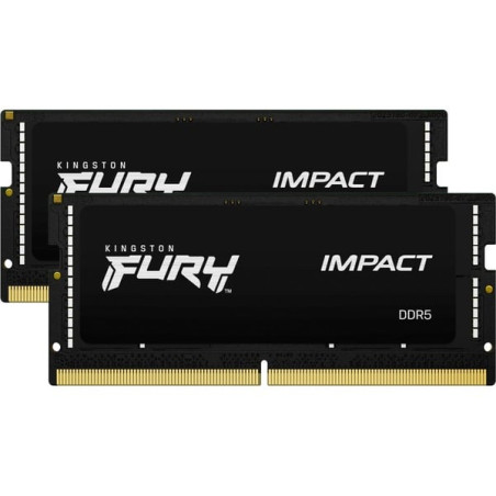 Ram so-dimm ddr5 32gb kingston technology fury impact black xmp