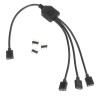 Cavo splitter kolink argb 1-3 argb 30cm nero [pgw-ac-kol-114]