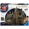 Puzzle 3d ravensburger castello di hogwarts edizione notturna della