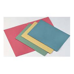 Cartellina in cartone semplice cartotecnica del garda 100 pz. giallo