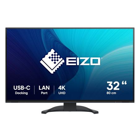 Monitor led 32" eizo ev3240x-bk ultrahd/4k 3840 x 2160/5ms/classe