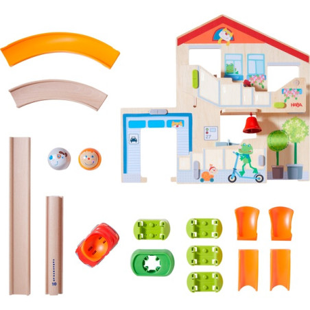 Pista per biglie haba multicolore [1307198001]