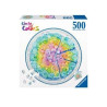 Puzzle ravensburger cerchio di colori: rainbow cake multicolore 500pz