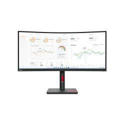 Monitor led 34" lenovo thinkvision t34w-30 3440x1440p wide
