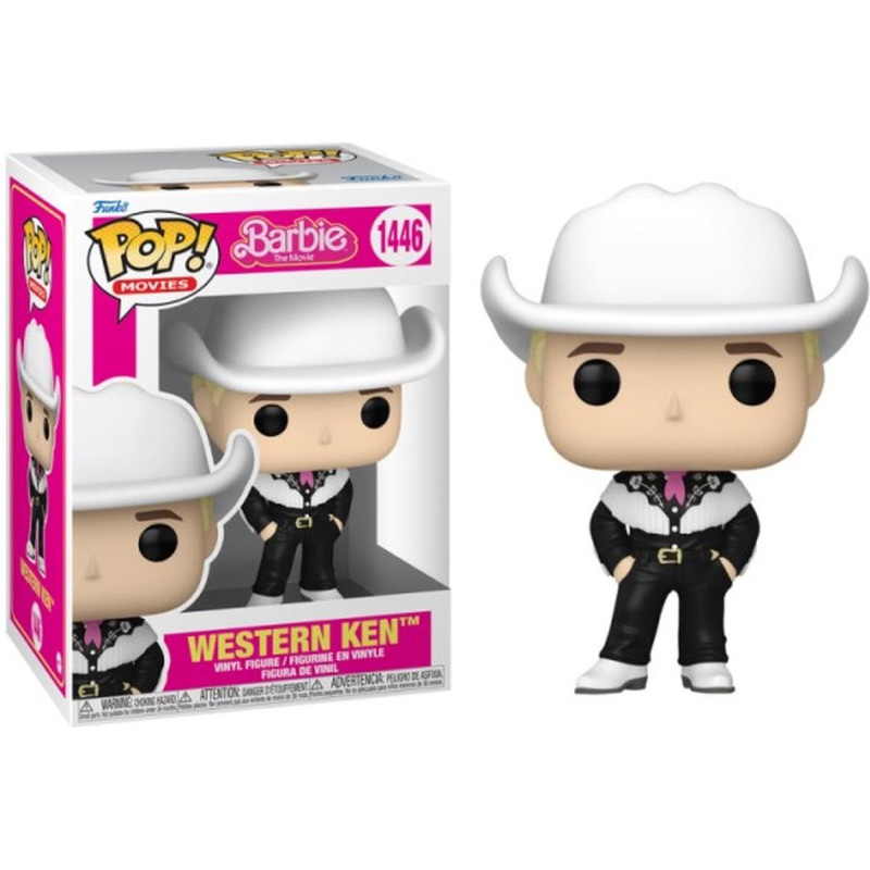 Figurina funko pop movies n.1446 barbie western ken multicolore