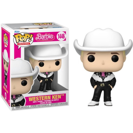 Figurina funko pop movies n.1446 barbie western ken multicolore